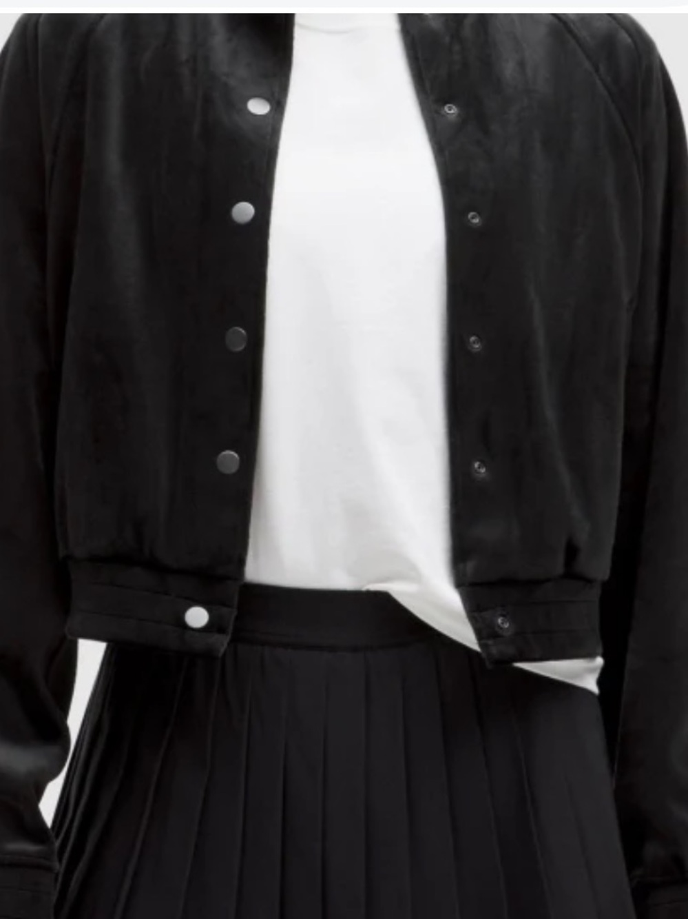 Scuba Varsity Jacket Velvet -size med
